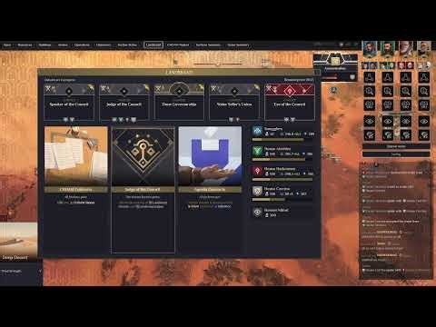 Dune : Spice Wars - casted multiplayer lobby