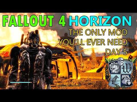 The only mod you'll ever need for FALLOUT 4 -- HORIZON! #fallout4