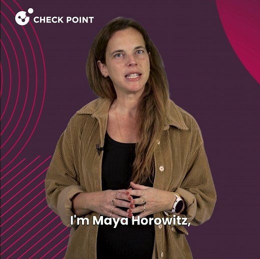 Our VP of Research, Maya Horowitz, has a message for you. Join our webinar on February 13 at 11 AM PT/2 PM ET to learn about the top cyber trends and threats in 2025: https://bit.ly/3EEZAMk #Cybersecurity | Check Point Software Technologies