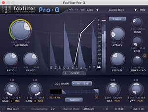 Pro-G by FabFilter - Gate Plugin VST VST3 Audio Unit AAX CLAP