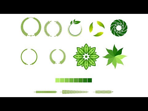 How to Create Leaves Circle in Illustrator cc