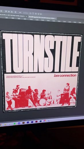Album art process for turnstile concept album artwork. If you haven’t listened to the new EP def go check it out! #turnstile #graphicdesign