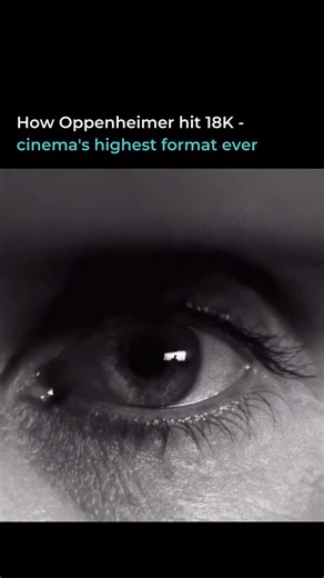 Intalogy™ on Instagram: "This is what 18K resolution looks like captured on IMAX 70mm film in the 1.43:1 aspect ratio. You’re watching a digital scan of a single 70mm IMAX film frame from Oppenheimer. IMAX film uses microscopic silver halide crystals randomly distributed across the negative. No pixel grid. No digital sensor. Just pure analog chemistry capturing detail that digital cameras still can’t match. Christopher Nolan shot Oppenheimer on IMAX 15/70mm - the highest resolution format ever c