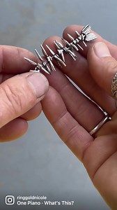 Every little silver piece was hand carved and soldered. #nicoleringgold #thenewsilversmith | Nicole Ringgold Jewelry Designs