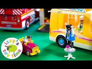Cars | Dora the Explorer with Playmobil Ice Cream Truck | Fun Toy Cars !