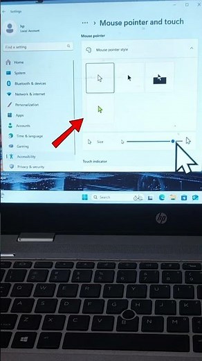 Change Color and size of Mouse Pointer in Windows #WindowsTips #TechTips #XLSTech