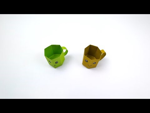 Sip Into Creativity: DIY Origami Cup ☕✨