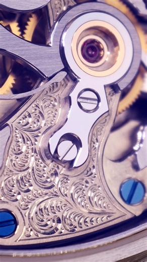 The hand-engraving is incredible #alangesohne #watches #watch