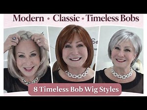 Modern, Classic & Timeless Bob Wigs | 8 Wash-and-Wear Synthetic Bob Styles