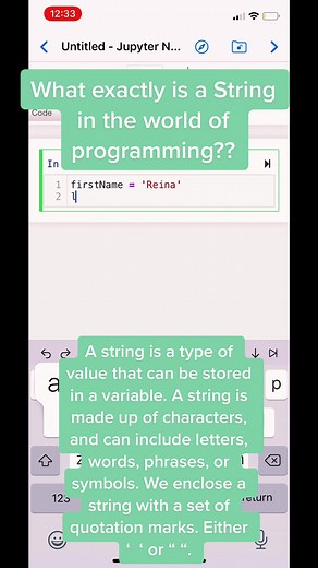 What do we mean by a String in the world of programming? Well, strings are a collection of letters, words or other characters. It is one of the fundamental data structures and are the building blocks for data manipulation. Python has a built-in string class named str . Python strings are