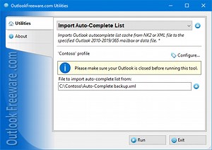 Import Auto-Complete List