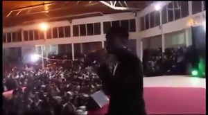 Students at Moi University in Eldoret chanting "WANTAM" at a recent campus event. | Lightcast TV Kenya