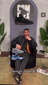 Joe La Puma blind ranking Jordan 4s