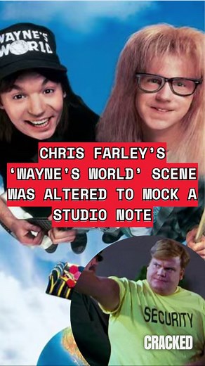 111K views · 1K reactions | "For a security guard, he had a lot of information, don’t you think?" #waynesworld #snl #comedymovies #movietrivia | Cracked.com | Facebook