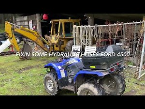 Ford 4500 Backhoe Leaky Hydraulics