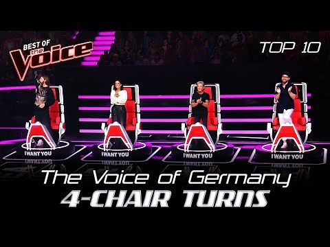 The Voice of Germany 2022: the BEST 4-Chair-Turn Blind Auditions | Top 10
