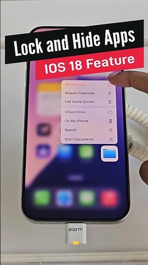 Lock and Hide any app on Iphone using Face ID or Passcode | IOS 18 Feature