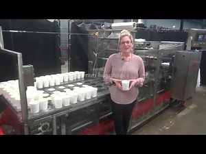 Osgood Model 3600-E-L 3 Lane Inline Stainless Steel Cup Sealer Demonstration