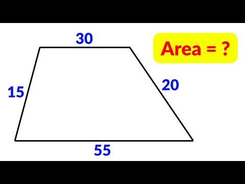 A Very Nice Geometry Challenge | Find the area of the Trapezoid