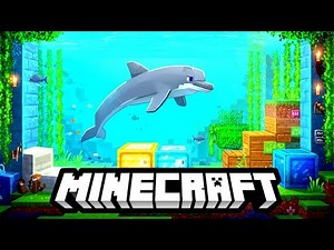 Epic Minecraft Dolphin Aquarium Build | Ocean Base, Sea Lantern Lighting, and Aquatic Life Showcase!