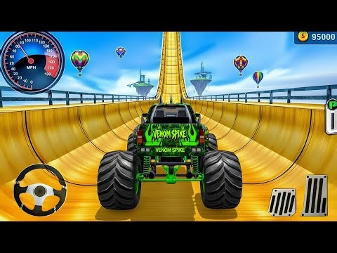 Monster Truck Mega Ramp Driver 2025 🚛 | Crazy Racing Challenge | Android Gameplay