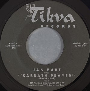 Jan Bart - Sabbath Prayer