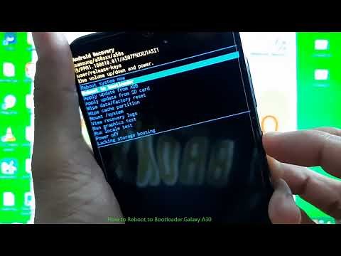 How to Reboot to Bootloader Galaxy A30