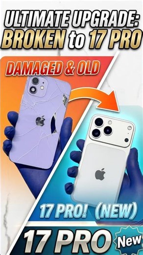 iPhone 12 destroyed to restoration 17 pro convert housing #12to17pro #viral Mumbai