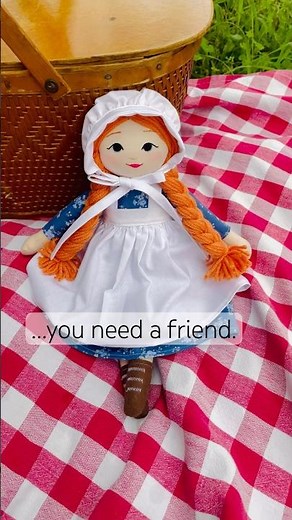 I’ll show you how to make one. New Cloth doll making tutorials every week!