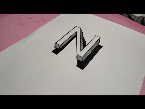 3d drawing on the page step by step #art #drawing