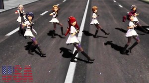 【MMD】USAフル！～魔王軍＆伊織・雪歩 ～