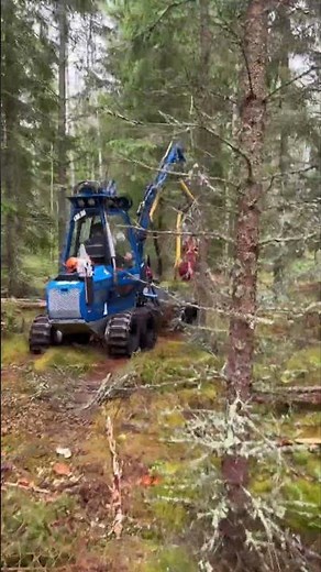 Meet “Lilla Blå” – the ultimate DIY forestry machine!