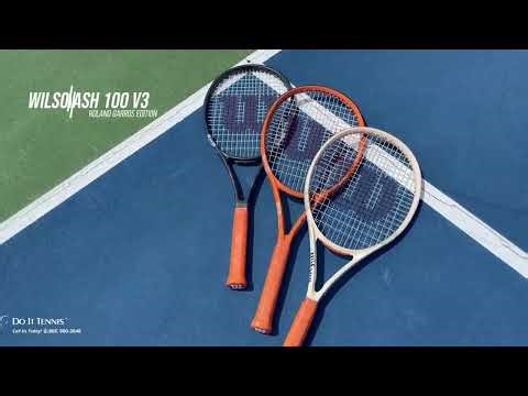 Wilson Roland-Garros Clash 100 v3 Tennis Racquet #wilson #rolandgarros #wilsontennis #tennisracquet