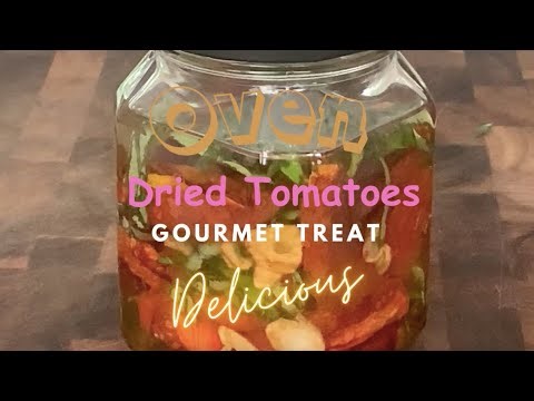 Oven-Dried Tomatoes with Garlic & Basil, Better then Sun-dried Tomatoes