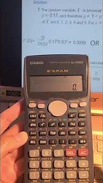 Solving Binomial Problems Using Casio Calculator