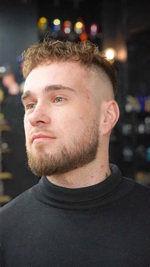 Modern Men’s Perm Transformation! 🌀 #haircut #thebarbersarms #thebarbersarms