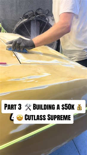Part 3 73 cutlass restoration #paintprep #bodywork #restoration #eastbaychevs #cutlass