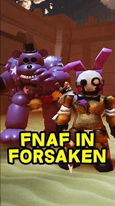 Forsaken Devs Added FNAF In Forsaken! #roblox #forsaken #shorts