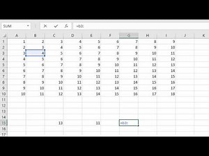 Cell referencing in Excel