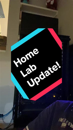 Home Lab: UPDATE: In the next couple of weeks the server rack will be moved from is current location which is my living room to it’s permanent location! Whole house will be going back to the drawling board and redesigning all bedrooms/officers! Keen to see the change! #homelab #serverrack #location #homenetwork #tiktok