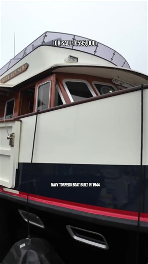 Classic 1944 Motor Torpedo Boat Converted to Yacht