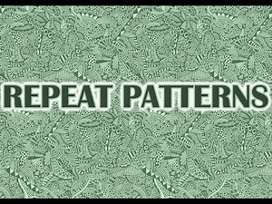 Making Repeat Patterns Of Hand Drawn/Painted Work