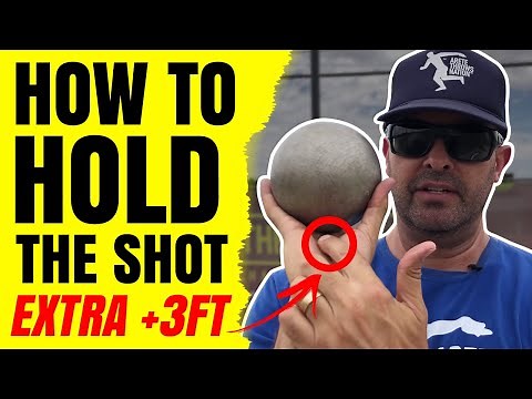 HOW TO HOLD THE SHOT - Glide Shot & Spin Shot Put - Add an EXTRA +3FT