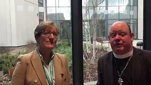 In conversation... Dawn Allan speaks to Moderator, Right Rev Dr Derek Browning, about hospital chaplaincy at Dumfries and Galloway Royal Infirmary. #NHS | Church of Scotland