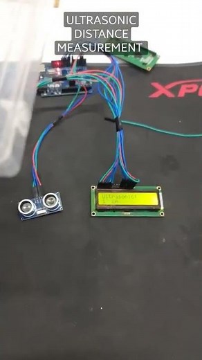 Distance Measurement scale using Ultrasonic sensor and Arduino #project #arduino