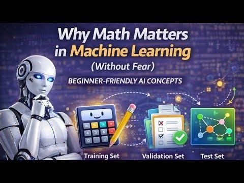 why math matters in machine learning (without fear) | beginner friendly ai concepts#machinelearning