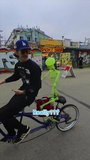 Tandem Biking with a Halloween Twist!