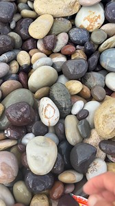 Porphyritic Basalt that has been altered, resulting in the formation of secondary green minerals like Chlorite or Epidote that appear as veins and patches. A beautiful stone. Southwest Coast, Morocco 🇲🇦❤️👇 | امودو على الدراجات