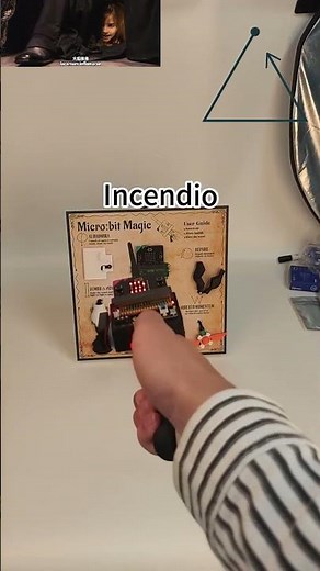 🪄 With #microbit, we have created a magical "magic wand" from Harry Potter.