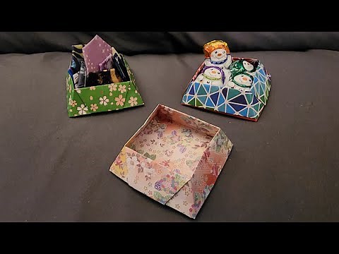 🍬 How to make a Candy Dish - an Origami Tutorial! 🍬